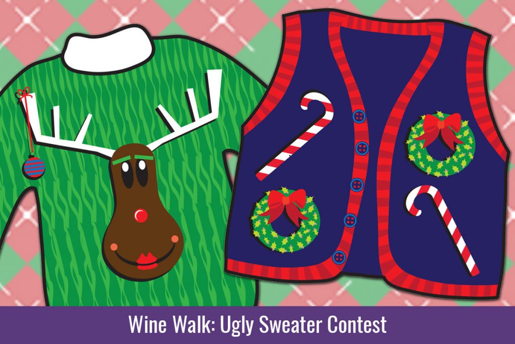 Wine Walk Ugly Sweater Ad Boulder City, NV