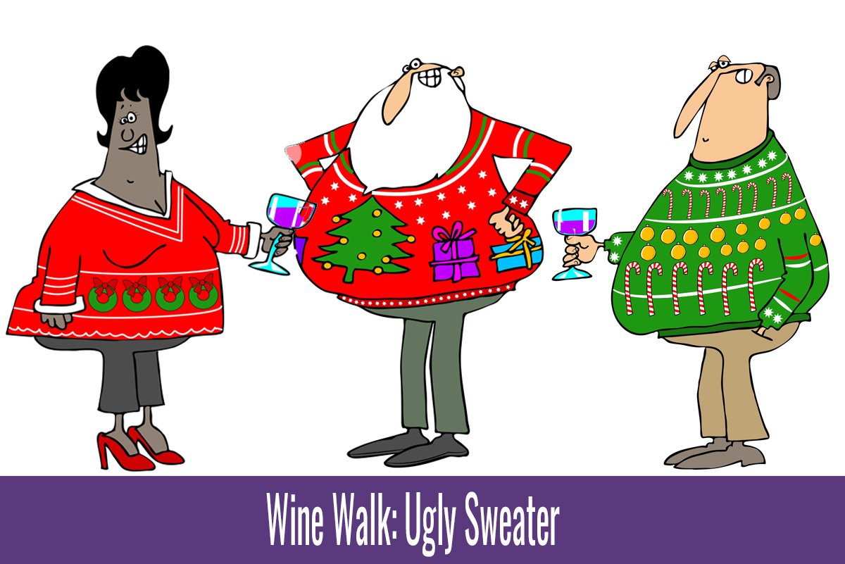 Wine Walk Ugly Sweater Boulder City, Nevada