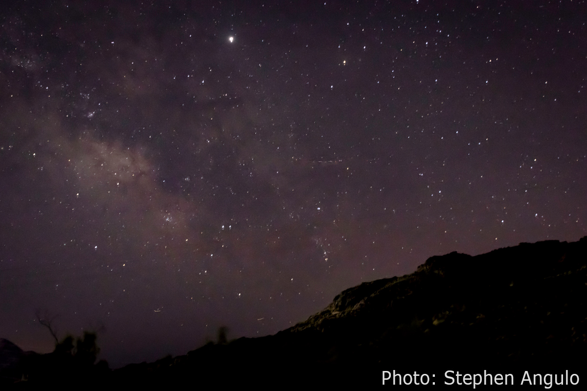 Fan Photo Stephen Angulo Milky Way Overlook Boiulder City, NV