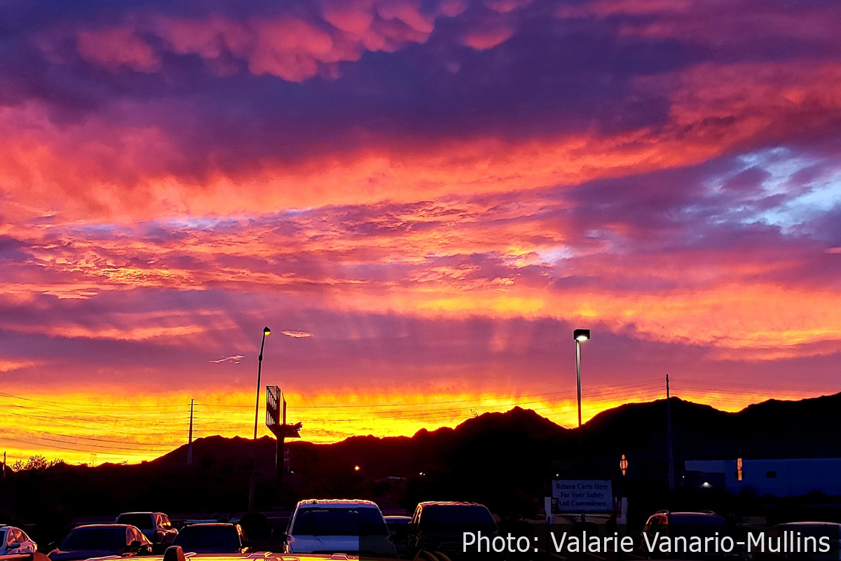 Fan Photo Sunset Albertsons Boulder City, NV