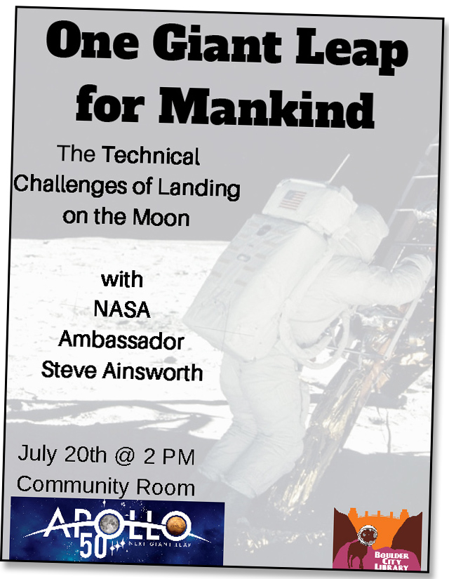 Nasa Event Poster Boulder City, Nevada