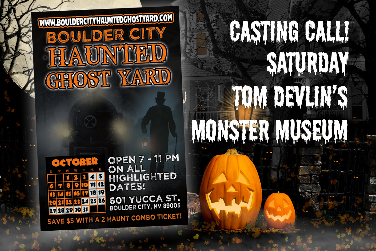 New Haunted House Casting Call Boulder City, NV
