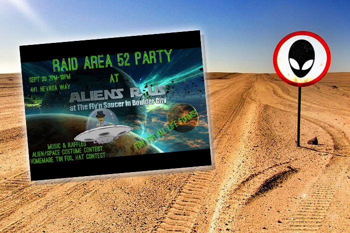 Raid Area 52 Party Boulder City, Nevada