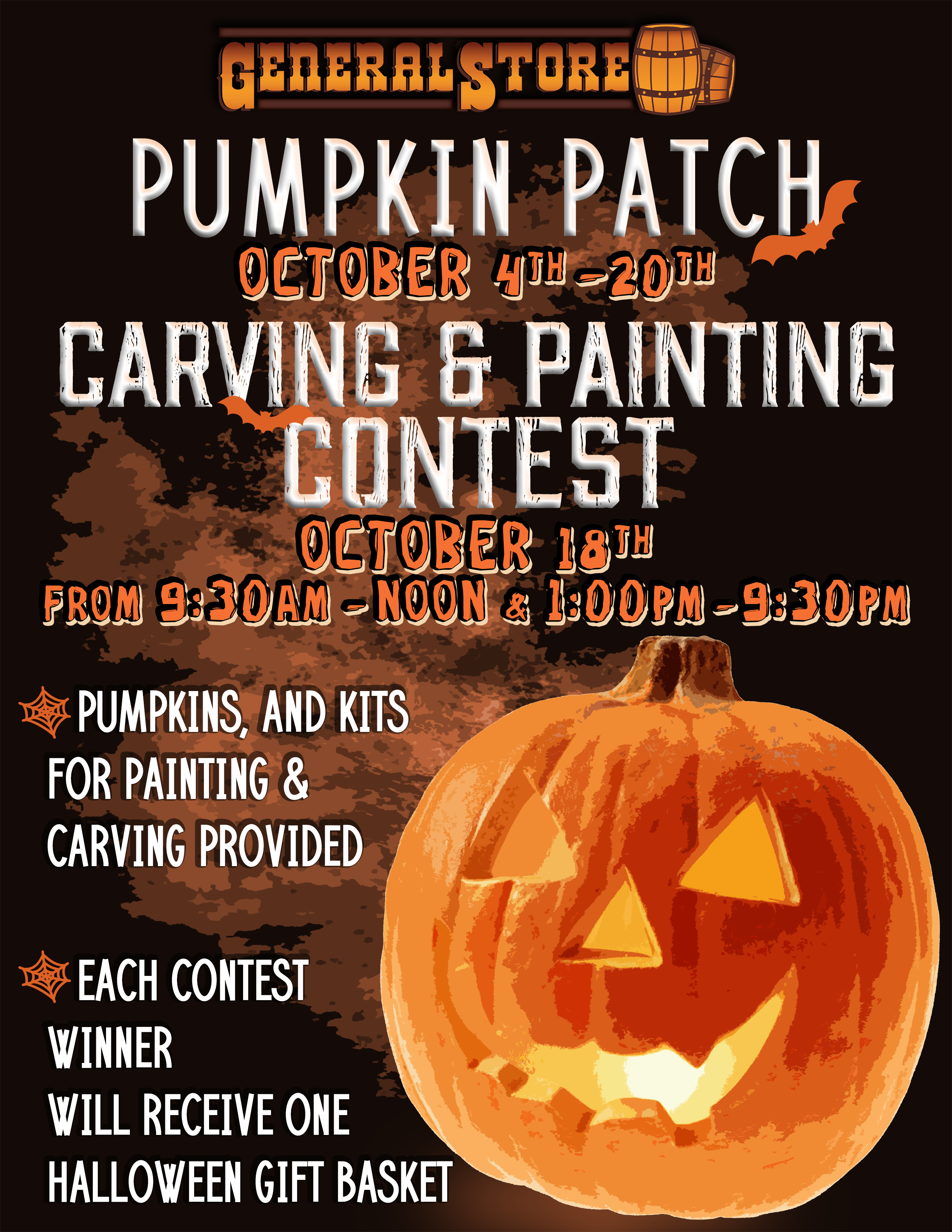 Lodge Pumpkin Patch Flyer Boulder City, NV