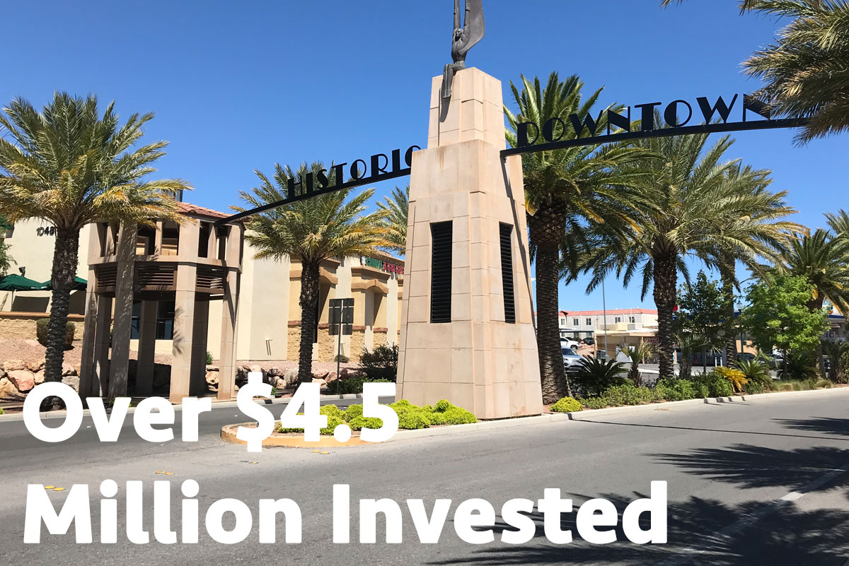 Over 4.5 Million Invested in Boulder City, Nevada