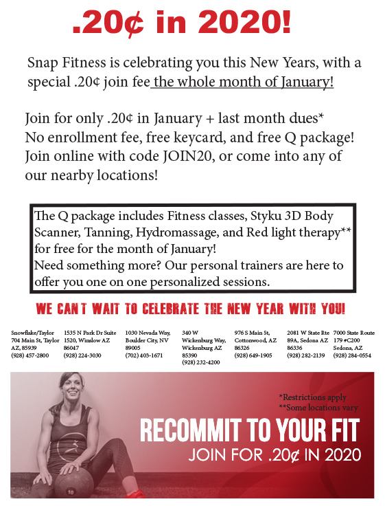 Snap January Flyer Boulder City, NV