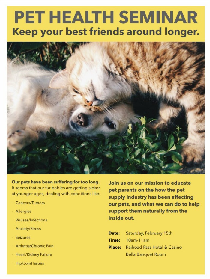Pet Health Biz News Flyer Boulder City, NV