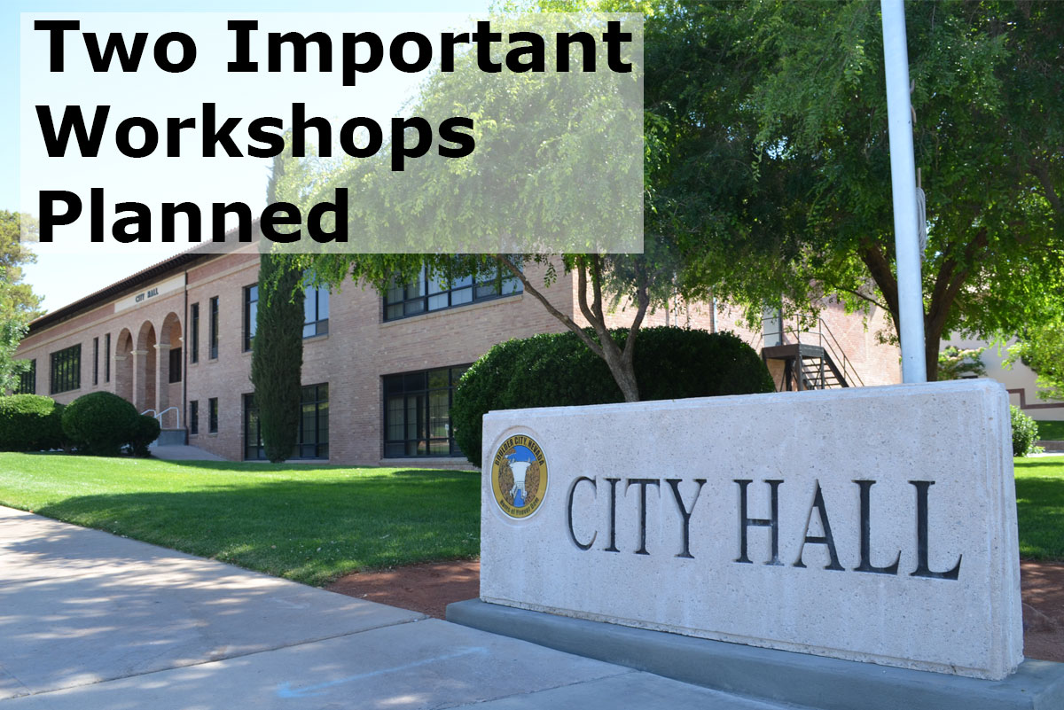 Workshops Planned Boulder City, Nevada