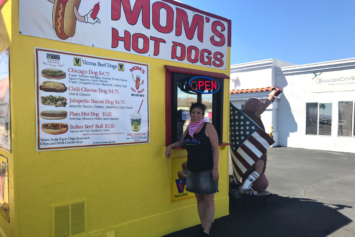 Moms Hot Dogs 5 Years Boulder City, Nevada