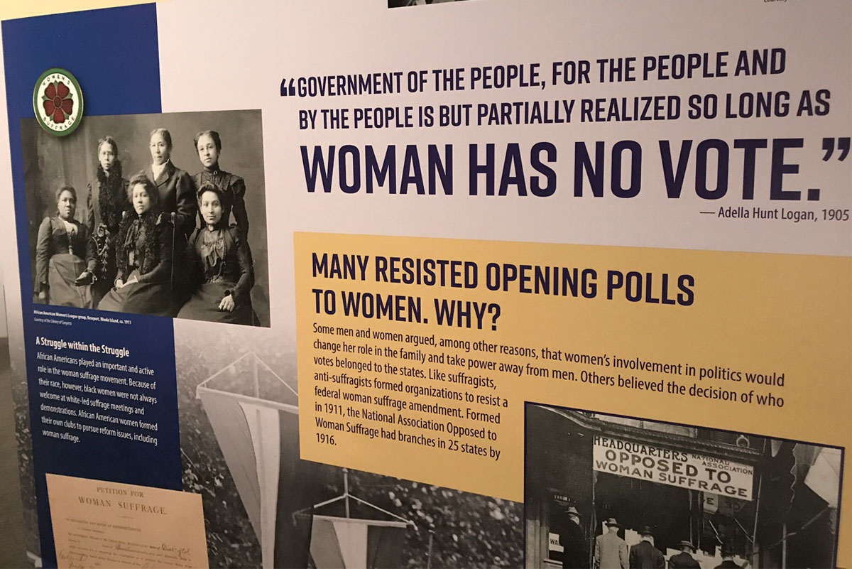 Museum Women's Vote Display Boulder City, Nevada