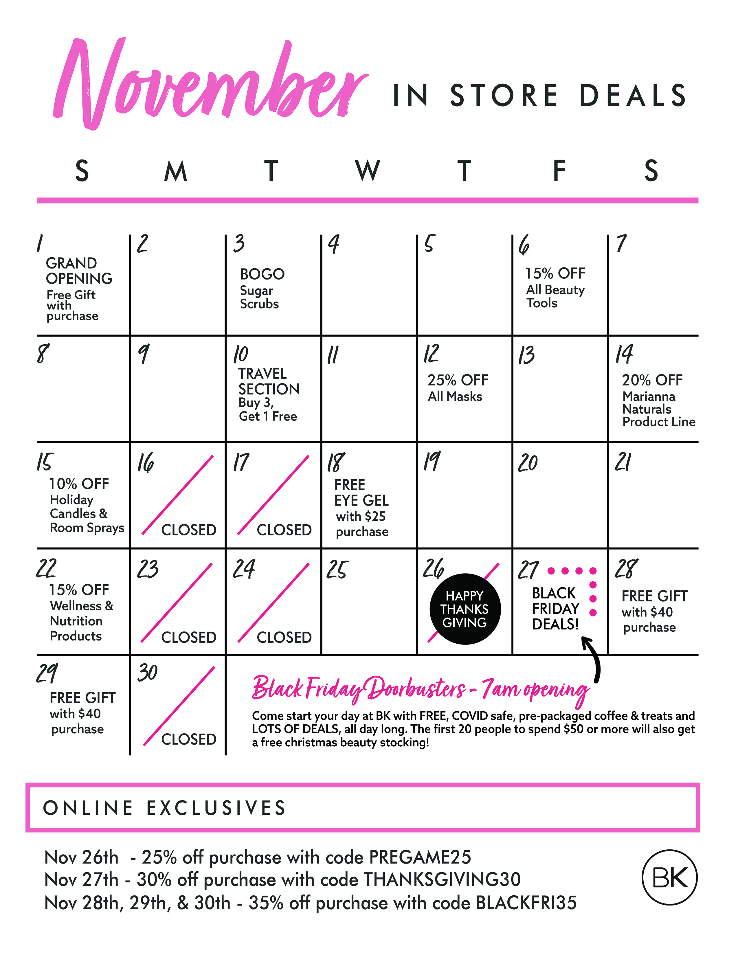 Beauty Kitchen Flyer Boulder City, Nevada
