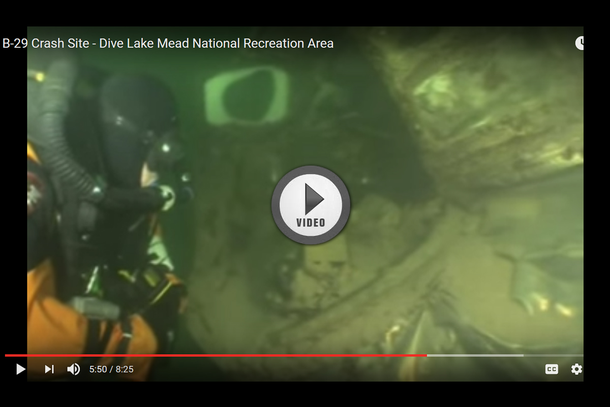 Diving Tour of Lake Mead's B-29 Crash Site
