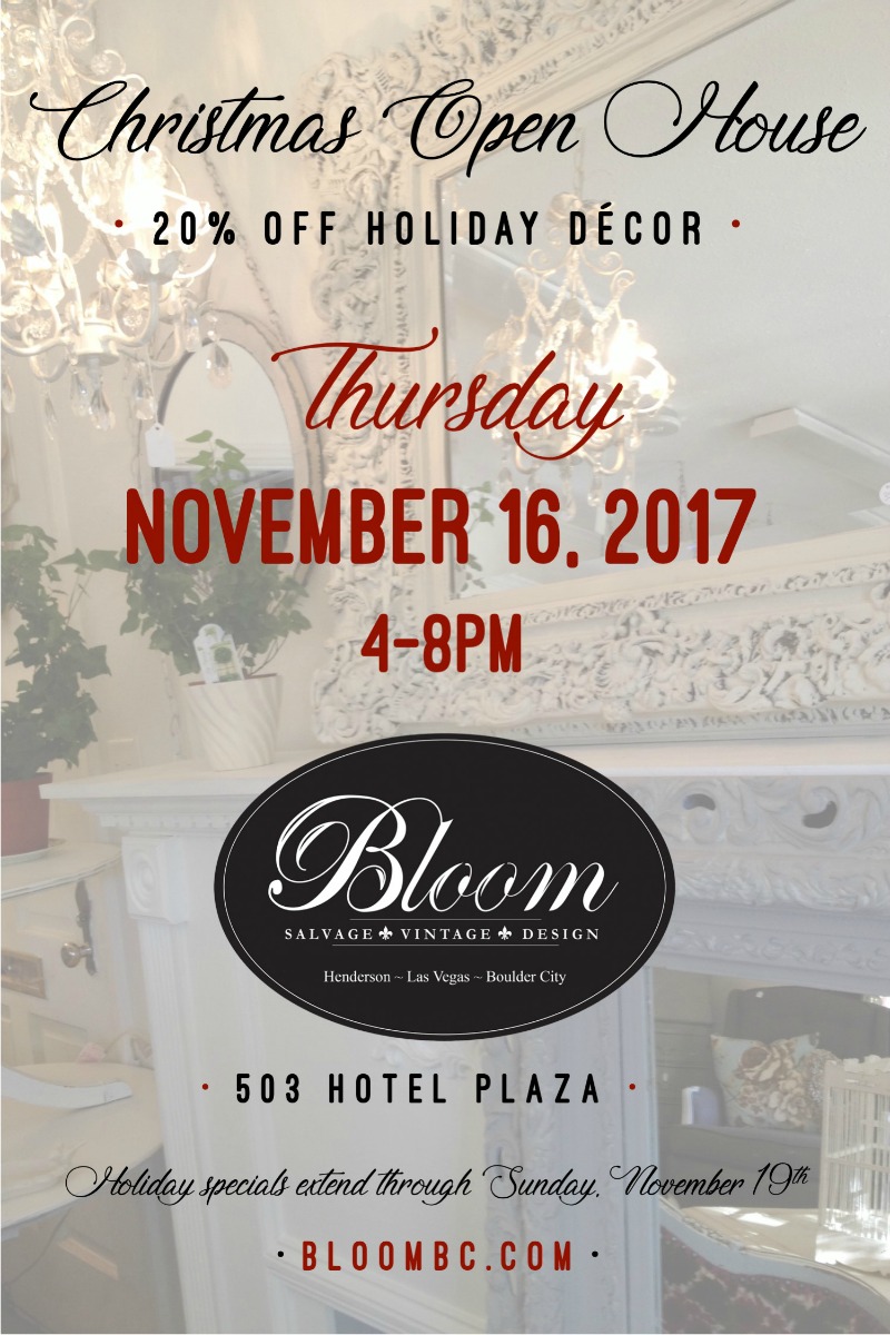 Bloom Open House Flyer Boulder City, NV