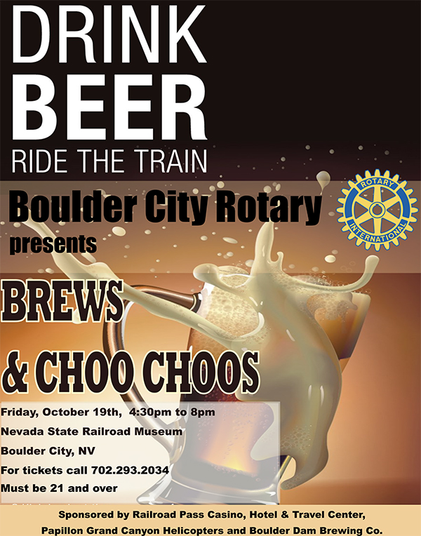 Brews and Choo Choos Flyer Boulder City, NV