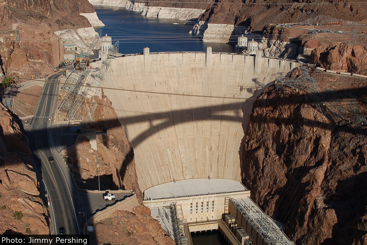 Fan Photo: Hoover Dam w/ Shadow by Jimmy Pershing