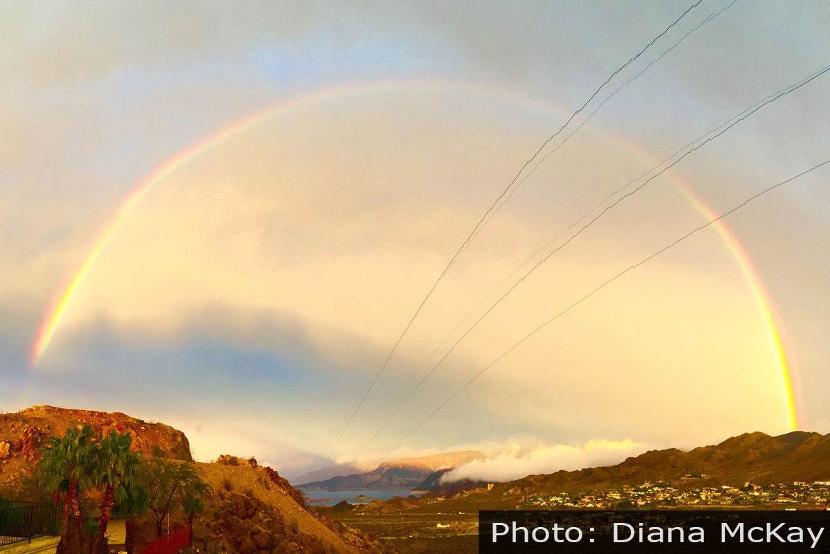 Fan Photo Diana McKay Rainbow Boulder City, NV