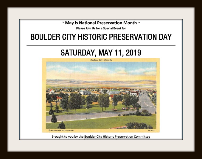 Historic Preservation Day Boulder City, Nevada
