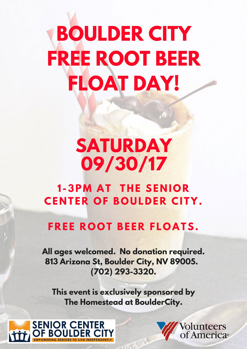 Homestead Root Beer Float Flyer