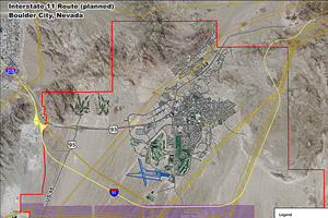 Overhead View of Interstate 11