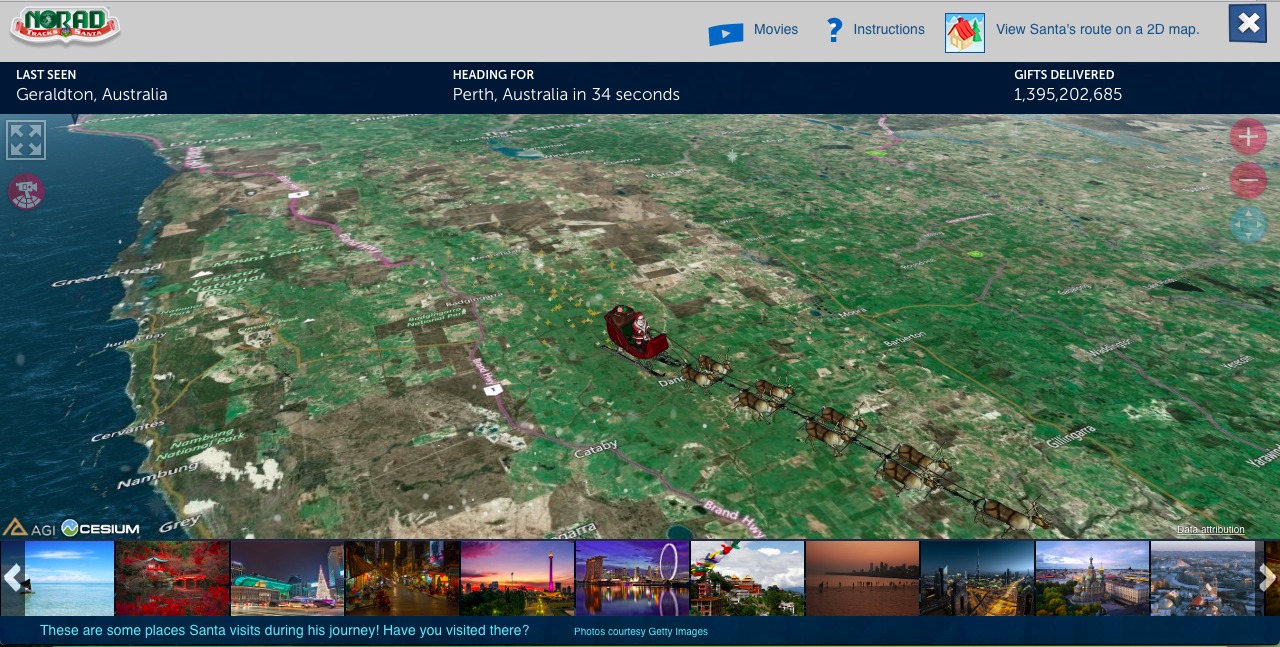 NORAD Is Now Live Tracking Santa