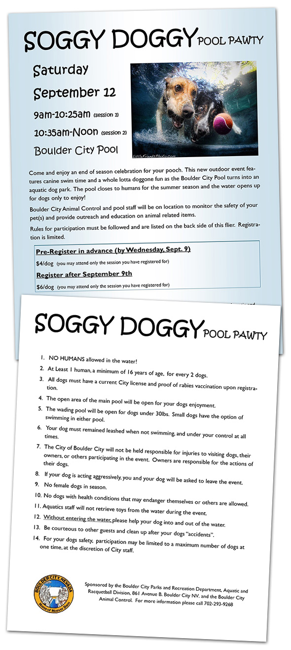 Soggy Doggy Pool Party in Boulder City, NV