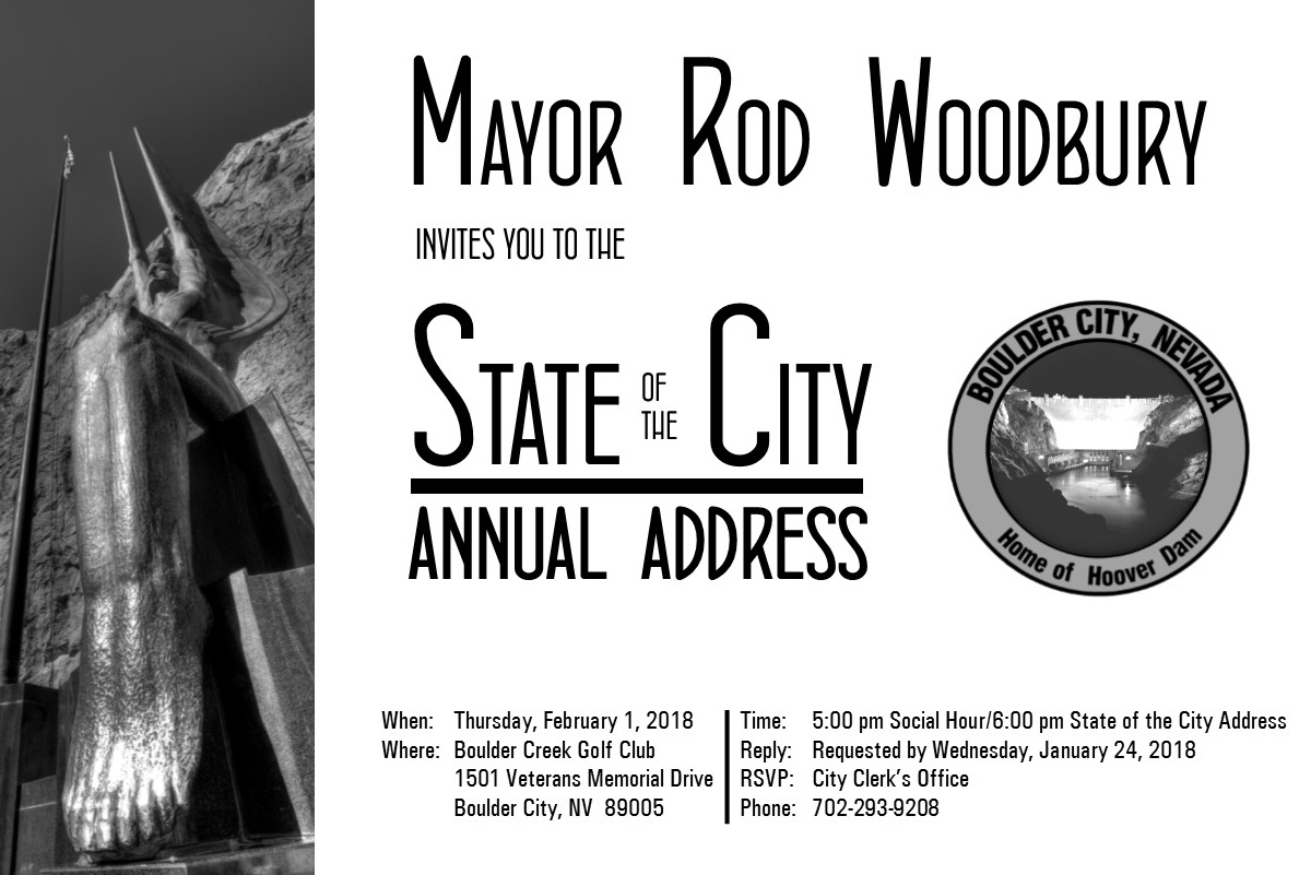 State of the City 2018 ~ February 1st