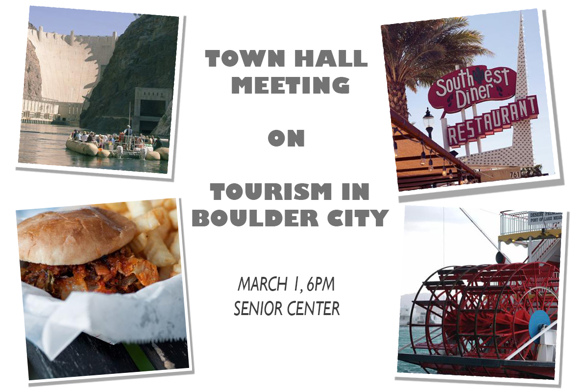 Town Hall Tourism Meeting Boulder City, Nevada