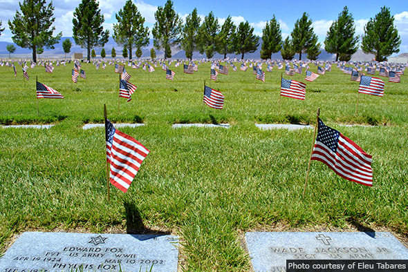 Veterans Memorial Cemetery in Boulder City, Nevada