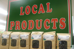 Local Products Section at Albertsons