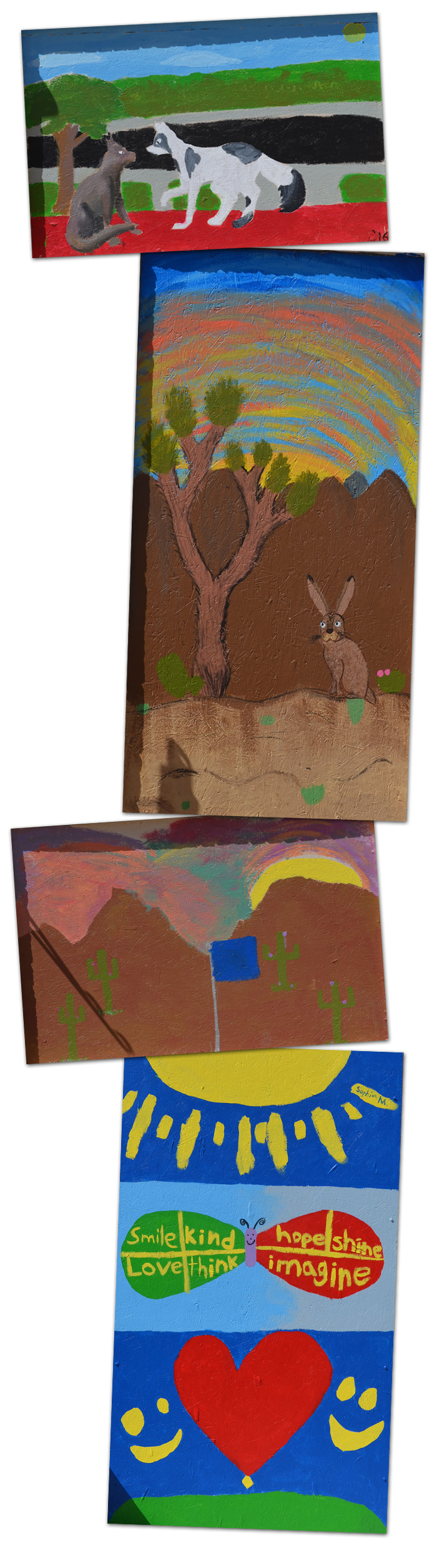 Alley Murals in Boulder City, Nevada