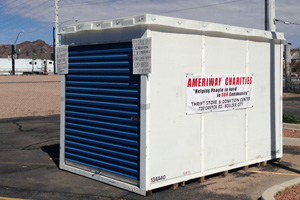 Ameriway Charities Donation Bin