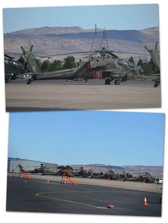 Arizona Air Guard Blackhawk Helicopters in Boulder City, NV