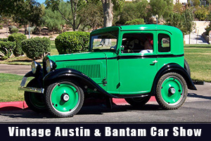 Vintage Austin and Bantam Car Show in Boulder City, Nevada