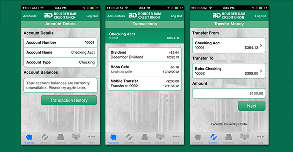 Boulder Dam Credit Union Mobile App