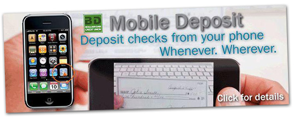 Boulder Dam Credit Union Mobile Deposit in Boulder City, Nevada