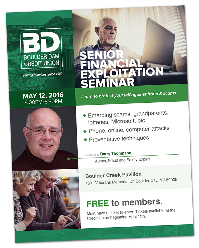 Boulder Dam Credit Union Senior Financial Exploitation Seminar