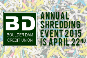Boulder Dam Credit Union Shred Day 2015