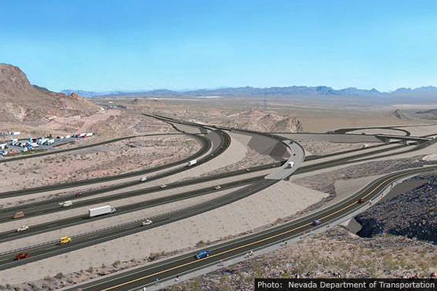 Boulder City Bypass near Boulder City, Nevada