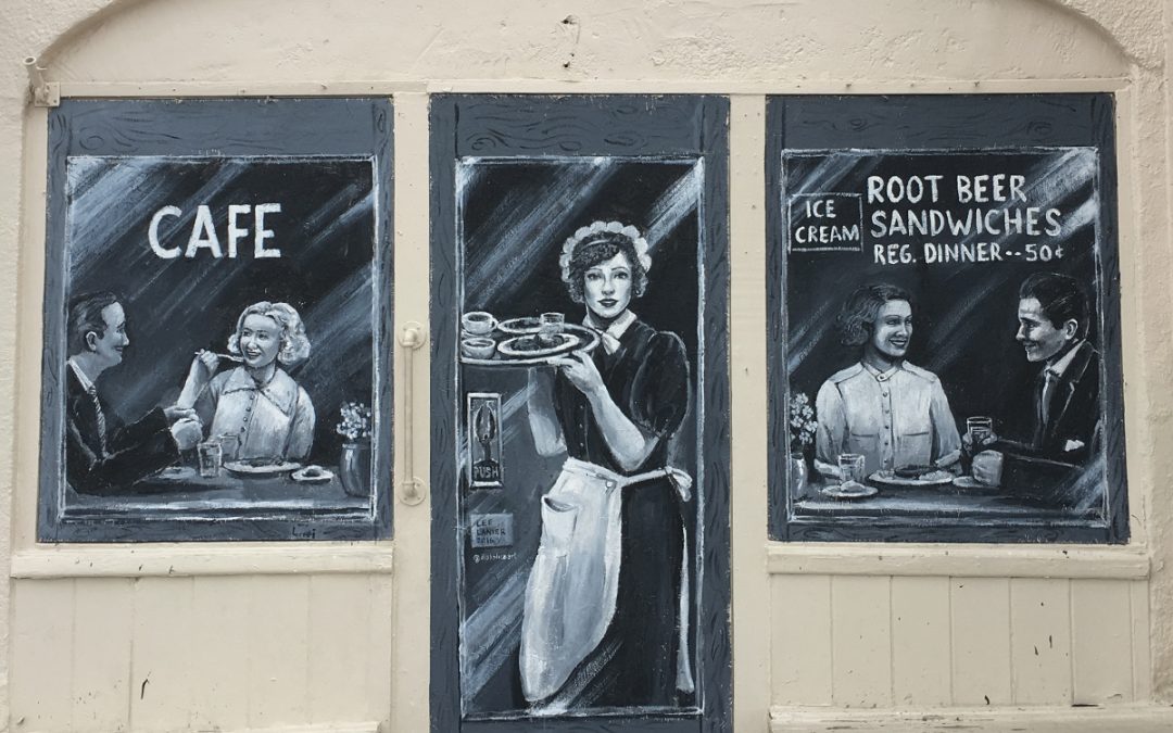 Completed Murals on Browder Building