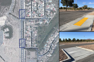 New Crosswalks on Buchanan Blvd.