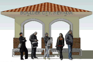 New Bus Shelters Under Construction