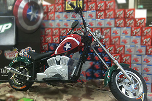 Captain America Custom Chopper
