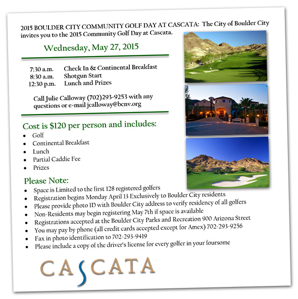 Cascata Community Golf Day in Boulder City, Nevada