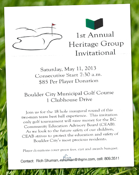 CEAM Golf Tournament in Boulder City, Nevada