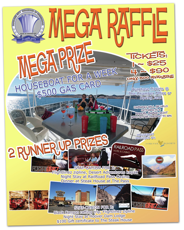 Chamber of Commerce Mega Raffle 2016 in Boulder City, Nevada