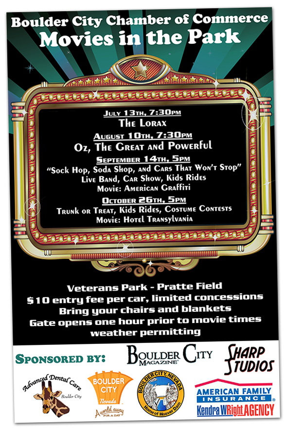 Movies in the Park 2013 in Boulder City, Nevada