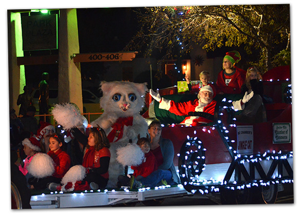 Jingle Cat & Santa in Boulder City, NV Christmas Parade