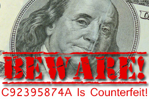 Counterfeit Money in Boulder City