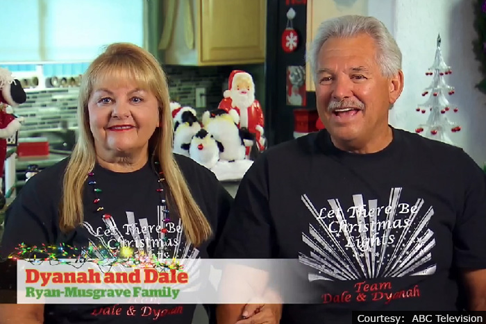 Dale and Dyanah from Boulder City's 5th Street Christmas House