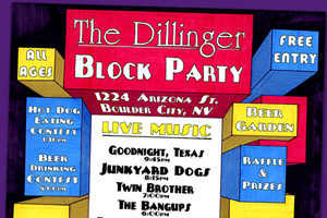 The Dillinger's Block Party is Saturday